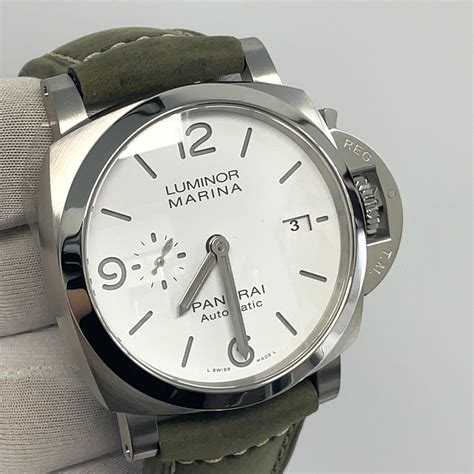 panerai white face luminor